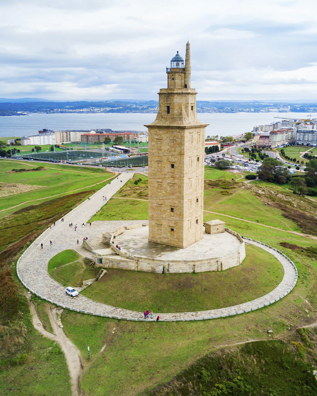 Hermosa vista de Coruña